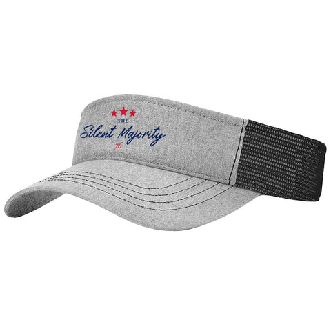 The Silent Majority Script Visor R712 Heather Gray/Black