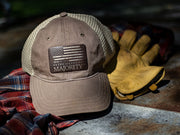 Flag and Brand Patch Hat